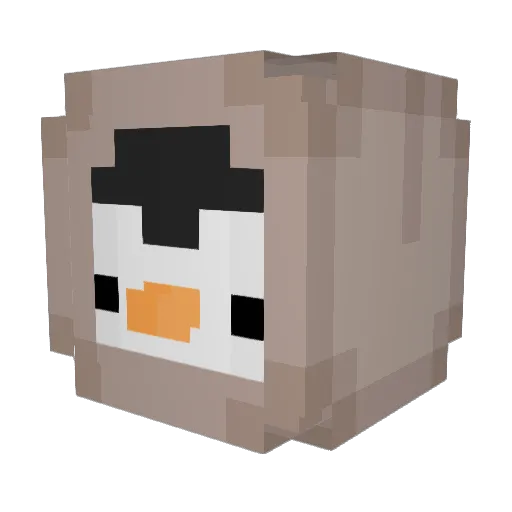 KevinHasDied Minecraft avatar head, 3D render