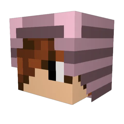 KevinIsFade Minecraft avatar head, 3D render