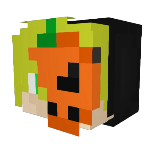 KevinJr2008 Minecraft avatar head, 3D render