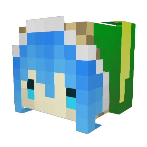 KevinKC309 Minecraft avatar head, 3D render