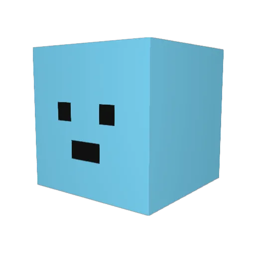 KevinKKWoo Minecraft avatar head, 3D render
