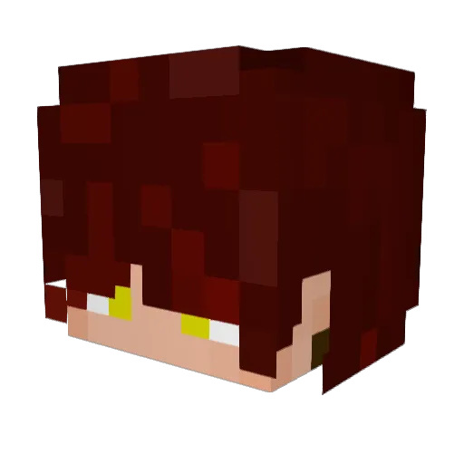 KevinLemak Minecraft avatar head, 3D render