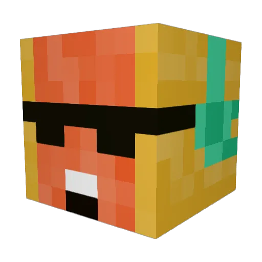 KevinMC99 Minecraft avatar head, 3D render