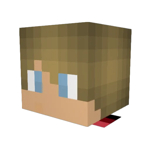 KevinMD5 Minecraft avatar head, 3D render