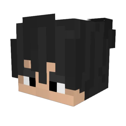 KevinMP3 Minecraft avatar head, 3D render