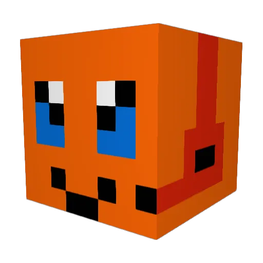 KevinOtDL Minecraft avatar head, 3D render