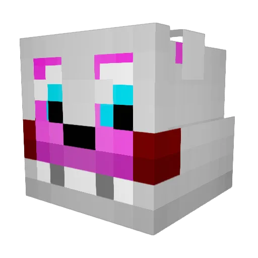 KevinW1112 Minecraft avatar head, 3D render