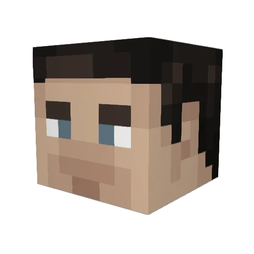 Kevin_Le_Bg Minecraft avatar head, 3D render