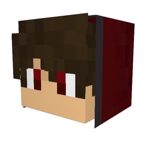 Kevin_SF Minecraft avatar head, 3D render
