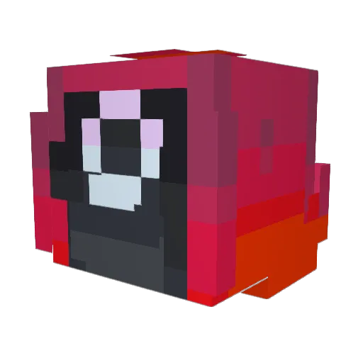 Kevin_VX Minecraft avatar head, 3D render