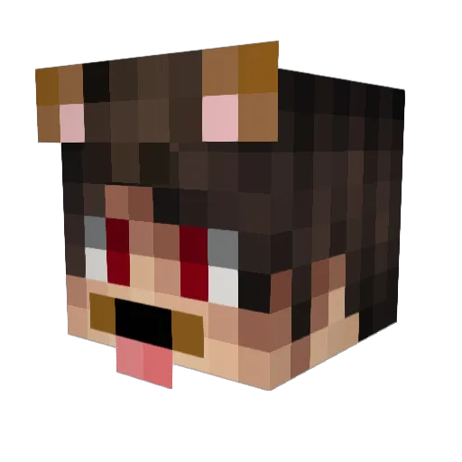 Kevin_xxD Minecraft avatar head, 3D render