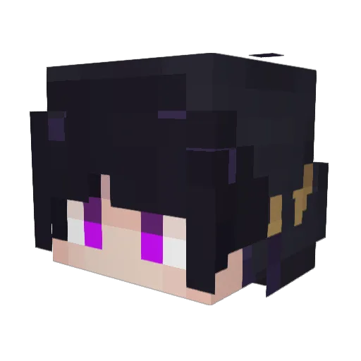 Kevincrack15 Minecraft avatar head, 3D render