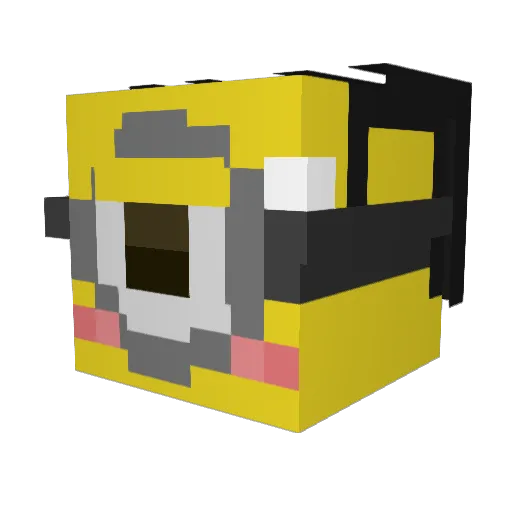 Kevinelorigi Minecraft avatar head, 3D render