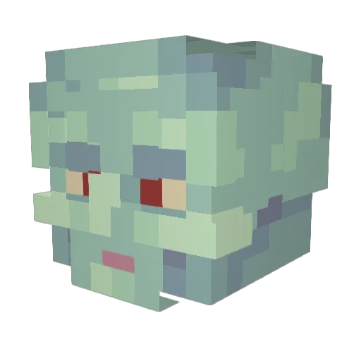 Kevinfdh Minecraft avatar head, 3D render