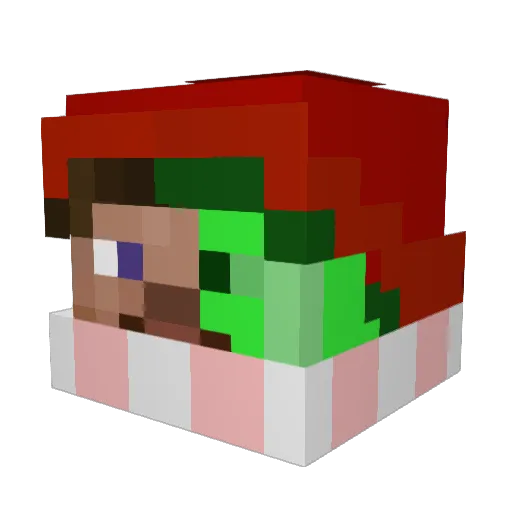 Kevini_lol Minecraft avatar head, 3D render