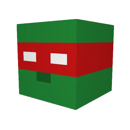 Kevinrealmadrid Minecraft avatar head, 3D render