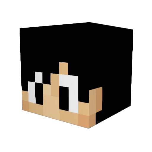Kevinspitzhacke Minecraft avatar head, 3D render