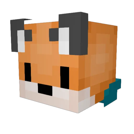 Kevkapp Minecraft avatar head, 3D render