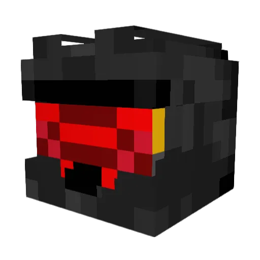 KevlarCookie Minecraft avatar head, 3D render