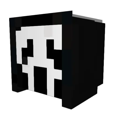 Kevrax0 Minecraft avatar head, 3D render