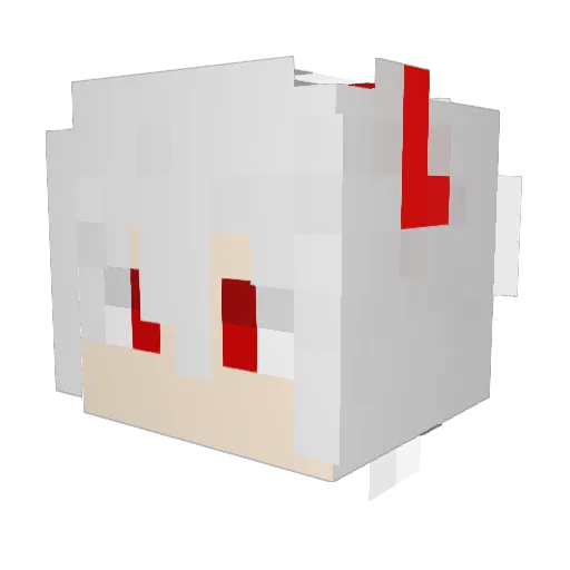 Kevvo1266 Minecraft avatar head, 3D render