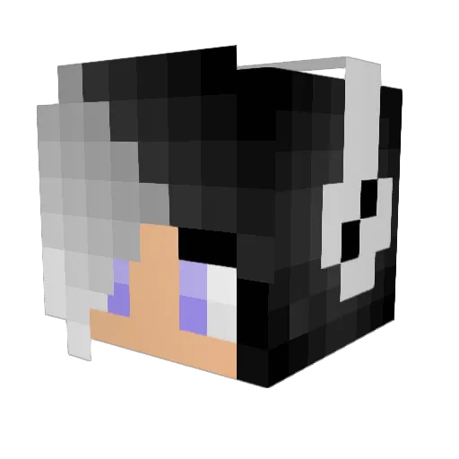 Kewe_potato Minecraft avatar head, 3D render