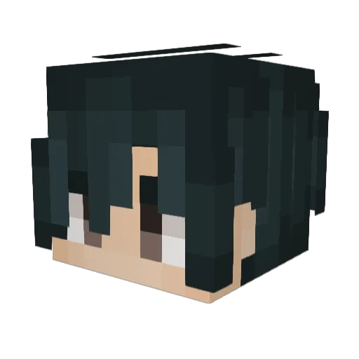 Kewiinn Minecraft avatar head, 3D render