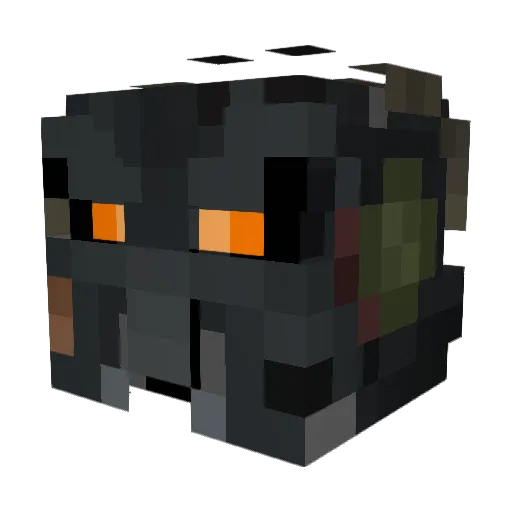 Kewin045 Minecraft avatar head, 3D render