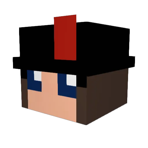 KewlKid245 Minecraft avatar head, 3D render