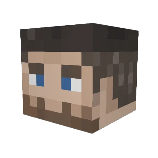 KewlKiid8 Minecraft avatar head, 3D render