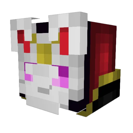 Kewlarrow69 Minecraft avatar head, 3D render