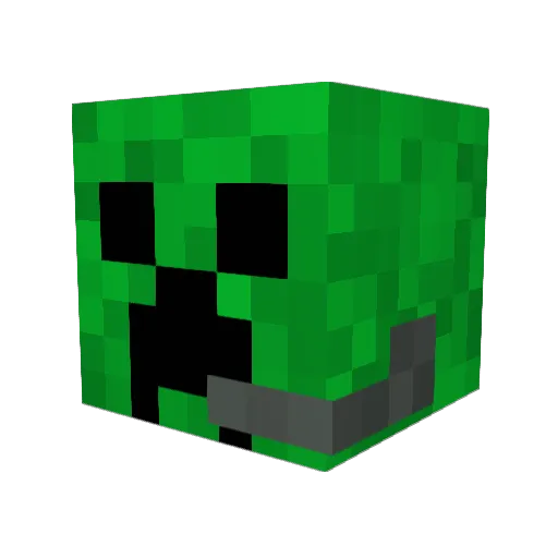 KexiarzGekon Minecraft avatar head, 3D render