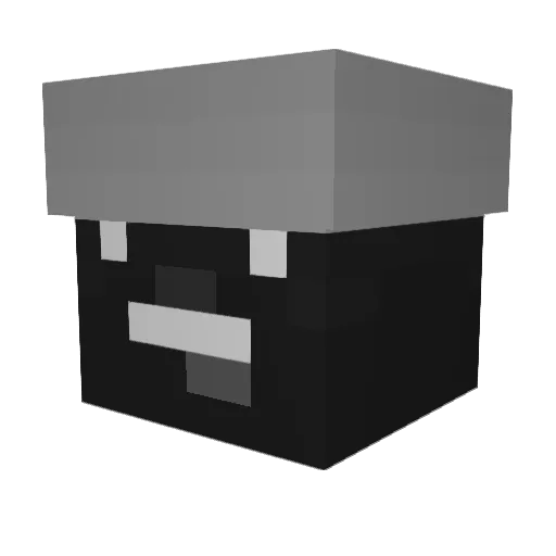 Kexz007 Minecraft avatar head, 3D render