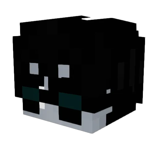 KeyLzrgo Minecraft avatar head, 3D render