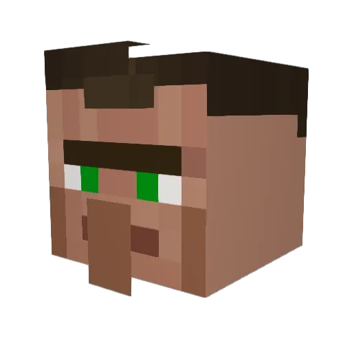 KeyQuasar802032 Minecraft avatar head, 3D render