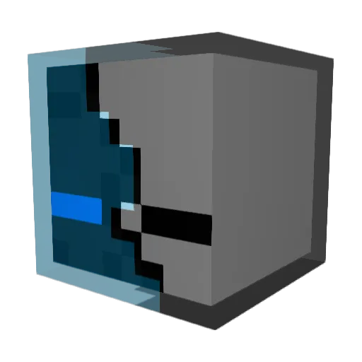 KeyVD Minecraft avatar head, 3D render