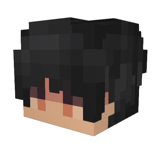 Key_Rick Minecraft avatar head, 3D render