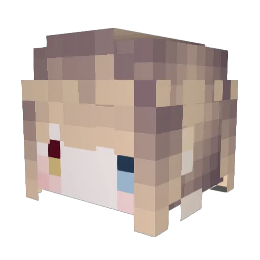 Keyan3267 Minecraft avatar head, 3D render