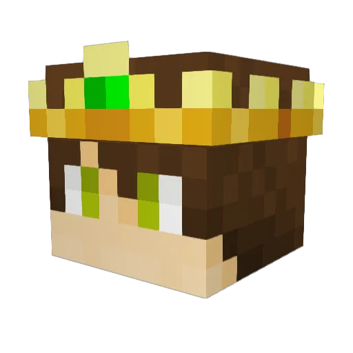 KeyanTheGreat Minecraft avatar head, 3D render