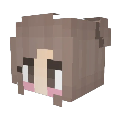 Keyblade888 Minecraft avatar head, 3D render