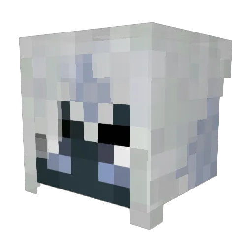 Keyeno Minecraft avatar head, 3D render