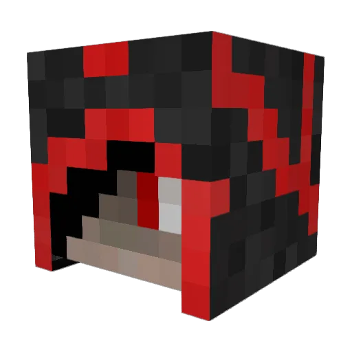 Keyfett98 Minecraft avatar head, 3D render