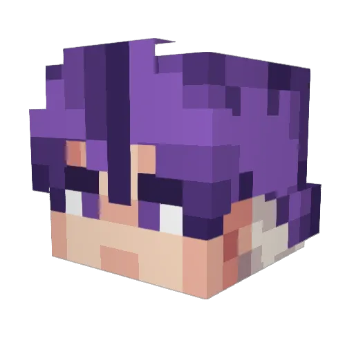 Keylayn Minecraft avatar head, 3D render