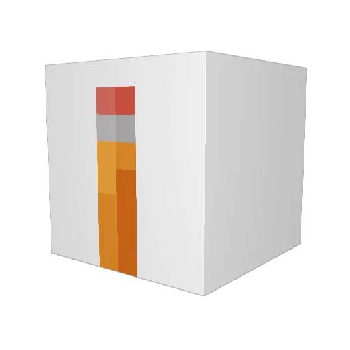 KeyliiRap3Charge Minecraft avatar head, 3D render