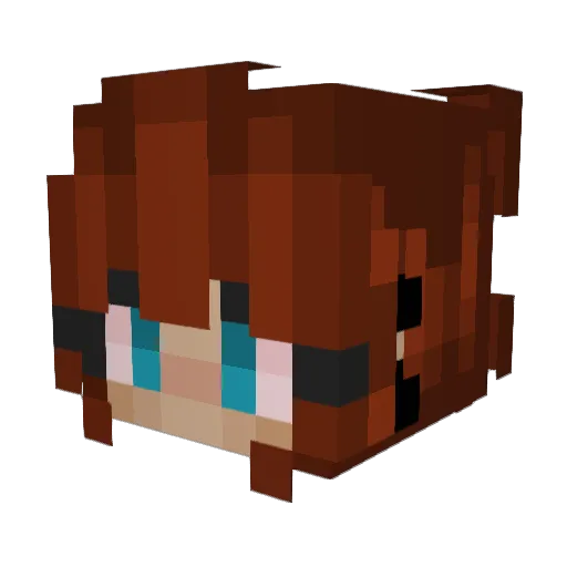Keylyn_May Minecraft avatar head, 3D render