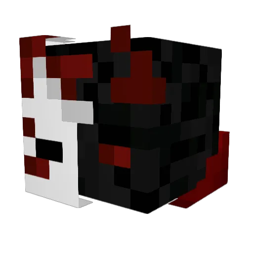 KeysTpole Minecraft avatar head, 3D render