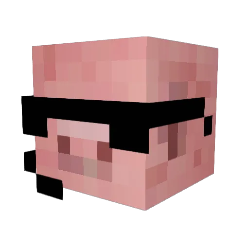 Keytronicus Minecraft avatar head, 3D render