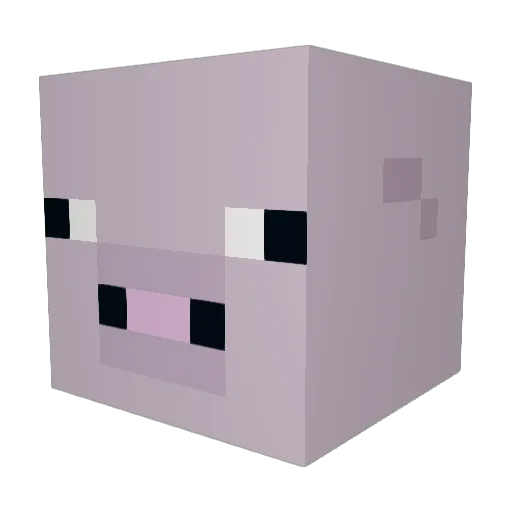 Keyyy858 Minecraft avatar head, 3D render