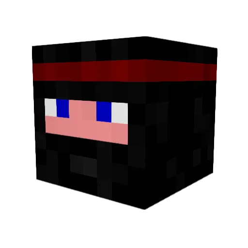 KeyzIsCool Minecraft avatar head, 3D render