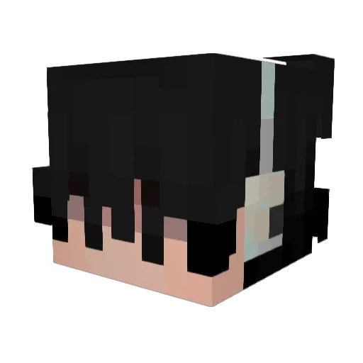 Keyzho Minecraft avatar head, 3D render